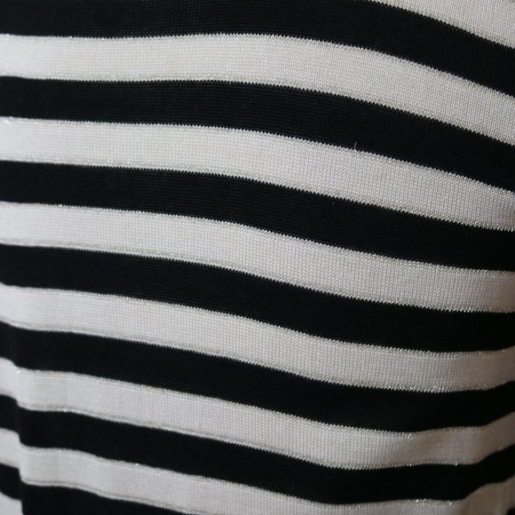 Striped Black and Tan Cardigan - Picture 6 of 8